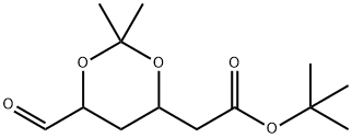 TERT-BUTYL 2-(6-FORMYL-2,2-DIMETHYL-1,3-DIOXAN-4-YL)ACETATE 结构式