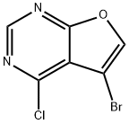 5-bromo-4-chlorofuro[2,3-d]pyrimidine 结构式