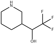 2,2,2-三氟-1-(哌啶-3-基)乙-1-醇 结构式