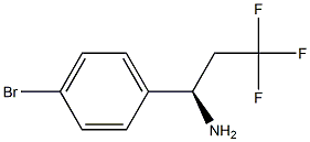 (1R)-1-(4-bromophenyl)-3,3,3-trifluoropropan-1-amine 结构式