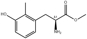 METHYL (2S)-2-AMINO-3-(3-HYDROXY-2-METHYLPHENYL)PROPANOATE 结构式