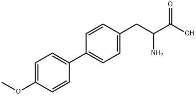 4-(4-Methoxyphenyl)-DL-phenylalanine 结构式