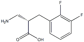 (S)-3-amino-2-(2,3-difluorobenzyl)propanoicacid 结构式