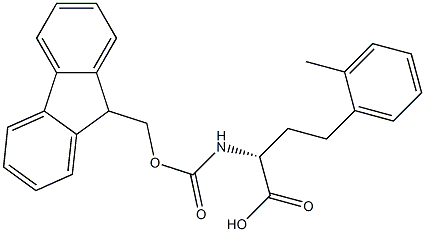Fmoc-2-methyl-D-homophenylalanine 结构式