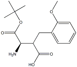 Boc-(R)-3-amino-2-(2-methoxybenzyl)propanoicacid 结构式