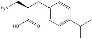 (R)-3-amino-2-(4-isopropylbenzyl)propanoicacid 结构式