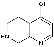 1,7-Naphthyridin-4-ol, 5,6,7,8-tetrahydro- 结构式