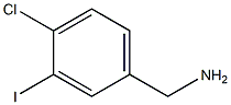 (4-chloro-3-iodophenyl)methanamine 结构式