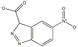 5-nitro-3H-indazole-3-carboxylate 结构式