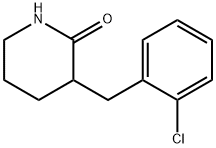 3-(2-氯苄基)-2-哌啶酮 结构式