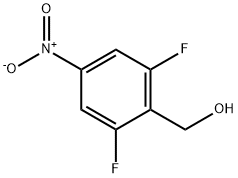 2,6-二氟-4-硝基苯基甲醇 结构式
