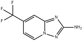7-三氟甲基-[1,2,4]三唑并[1,5-A]吡啶-2-胺 结构式