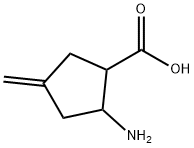 2-Amino-4-methylene-cyclopentanecarboxylic acid 结构式