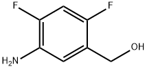 (5-氨基-2,4-二氟苯基)甲醇 结构式