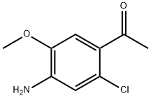 1-(4-Amino-2-chloro-5-methoxy-phenyl)-ethanone 结构式