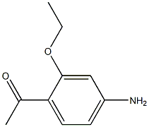 1-(4-Amino-2-ethoxy-phenyl)-ethanone 结构式