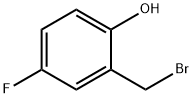 2-(溴甲基)-4-氟苯酚 结构式
