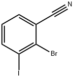 2-溴-3-碘苯腈 结构式