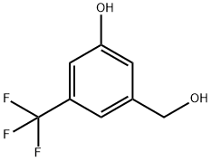 3-(羟甲基)-5-(三氟甲基)苯酚 结构式