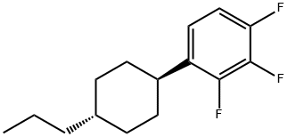 反式,反式-4-丙基环己基-3,4,5-三氟联苯 结构式