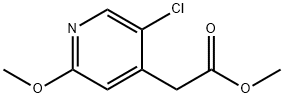 5-甲酰基-2-甲氧基-Α-甲基-4-吡啶乙酸甲酯 结构式