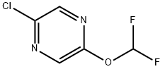 2-氯-5-(二氟甲氧基)吡嗪 结构式