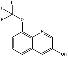 8-(trifluoromethoxy)quinolin-3-ol 结构式
