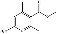 6-氨基-2,4-二甲基烟酸甲酯 结构式