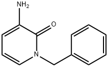 3-氨基-1-苯甲基-1,2-二氢吡啶-2-酮 结构式