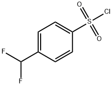 4-(二氟甲基)苯磺酰氯 结构式