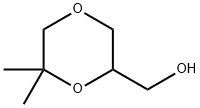 (6,6-二甲基-1,4-二噁烷-2-基)甲醇 结构式