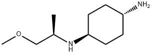 反式-(1R,4R)-N1-((R)-1-甲氧基丙烷-2-基)环己烷-1,4-二胺 结构式