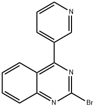 2-Bromo-4-(3-pyridyl)quinazoline 结构式