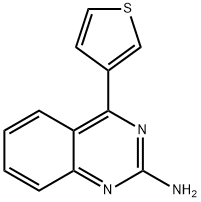 2-Amino-4-(3-thienyl)quinazoline 结构式