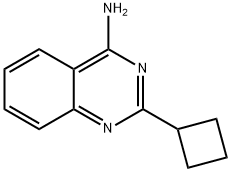 4-Amino-2-(cyclobutyl)quinazoline 结构式