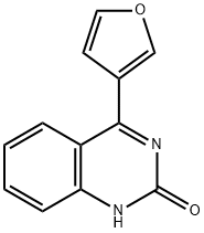 2-Hydroxy-4-(3-furyl)quinazoline 结构式