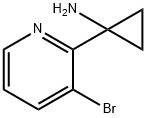 1-(3-bromopyridin-2-yl)cyclopropan-1-amine 结构式