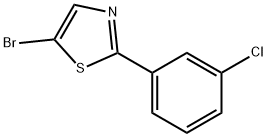 5-Bromo-2-(3-chlorophenyl)thiazole 结构式