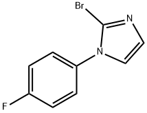 2-bromo-1-(4-fluorophenyl)-1H-imidazole 结构式