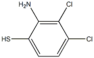 2-氨基-3,4-二氯苯硫醇 结构式