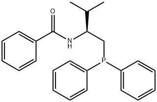 (S)-N-(1-(二苯基膦基)-3-甲基丁-2-基)苯甲酰胺 结构式