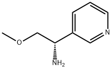 (S)-2-methoxy-1-(pyridin-3-yl)ethanamine 结构式