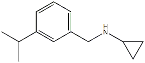 CYCLOPROPYL[3-(METHYLETHYL)PHENYL]METHYLAMINE 结构式