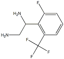 1-[2-FLUORO-6-(TRIFLUOROMETHYL)PHENYL]ETHANE-1,2-DIAMINE 结构式