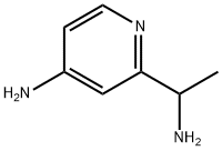 2-(1-aminoethyl)pyridin-4-amine 结构式