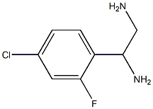 1-(4-CHLORO-2-FLUOROPHENYL)ETHANE-1,2-DIAMINE 结构式