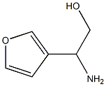 2-氨基-2-(呋喃-3-基)乙烷-1-醇 结构式