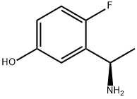 (R)-3-(1-氨乙基)-4-氟苯酚 结构式
