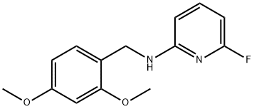 N-(2,4-Dimethoxybenzyl)-6-fluoropyridin-2-amine 结构式