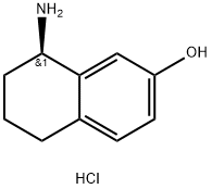 (8R)-8-AMINO-5,6,7,8-TETRAHYDRONAPHTHALEN-2-OL HYDROCHLORIDE 结构式